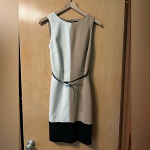 The Limited color block sheath dress size 2